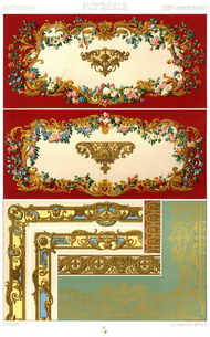 世界古典传统纹饰图片花卉边框