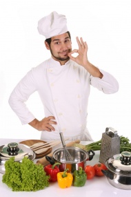 外国男厨师图片