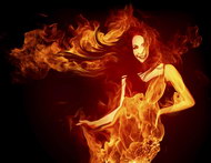 燃烧的女人图片