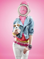 路易斯纪念版手表创意海报图片