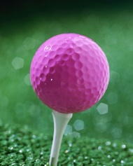 紫色高尔夫球图片