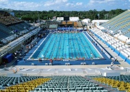 游泳比赛场馆图片
