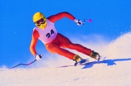 滑雪运动图片