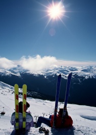 滑雪人物图片