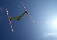 滑雪动作图片
