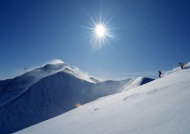 雪山极限滑雪图片
