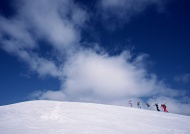 雪山极限滑雪图片