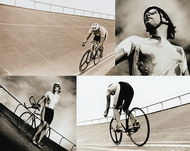 自行車运动人物图片