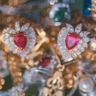 红宝石戒指饰品