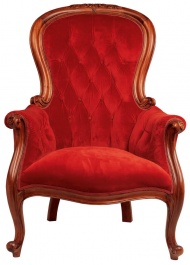 红色欧式沙发