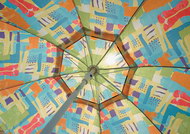 夏日遮阳花伞图片