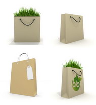环保购物纸袋图片