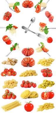 蔬菜与面食图片