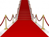 红色迎宾地毯台阶图片
