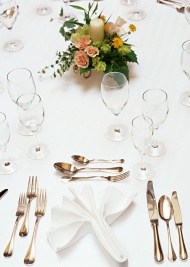 婚礼餐桌图片