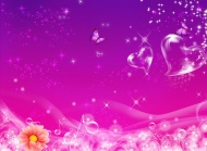 紫色情人节背景图片