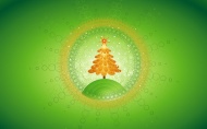 绿色圣诞节图片