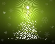 星星组成的圣诞树图片