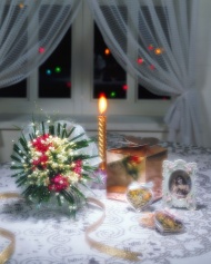 圣诞蜡烛图片