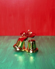 两个圣诞铃铛图片