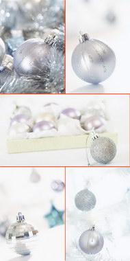 圣诞节水晶彩球图片