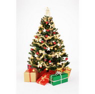 挂满礼物的圣诞树1