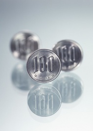 日本100元硬币