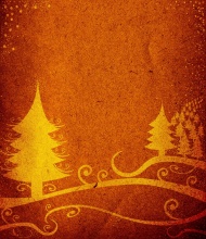 圣诞树怀旧底纹图片