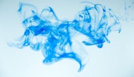 蓝色抽象烟雾高精图片