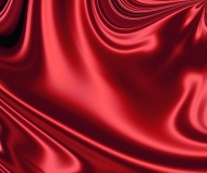 折皱的红色丝绸布匹图片