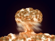 蘑菇云火焰图片