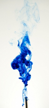蓝色抽象烟雾图片