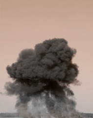 爆炸乌云图片