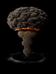 爆炸蘑菇云火焰图片