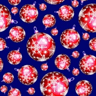 圣诞雪花装饰球图片