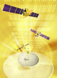 卫星科技背景图片