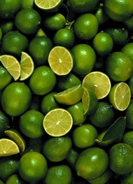 绿色柠檬背景图片