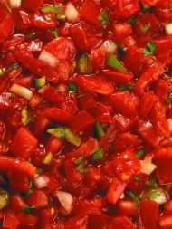 西红柿凉菜背景图片