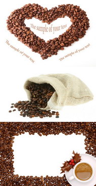 五款咖啡主题的背景图片
