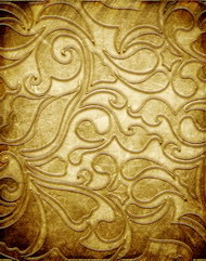 金色铜版花纹镂刻图片5