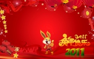 2011新年兔子图片