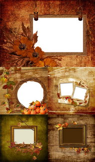 秋色相框实用图片