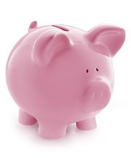 粉红小猪钱罐图片