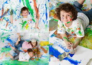欢乐地油漆儿童2图片