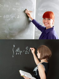教师与黑板图片2图片
