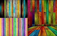 彩色木板图片1