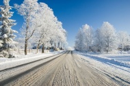 冬季道路图片