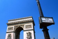 巴黎凯旋门建筑图片