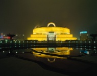 上海广场夜景图片
