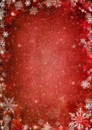 红色雪花背景图片